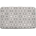 thumbnail image 1 of Checkered Bath Mat Plaid Retro Abstract Geometric Vintage Modern Hippie Square Boho Aesthetic Bathroom Kitchen Rugs,16x48 Inch, 1 of 2
