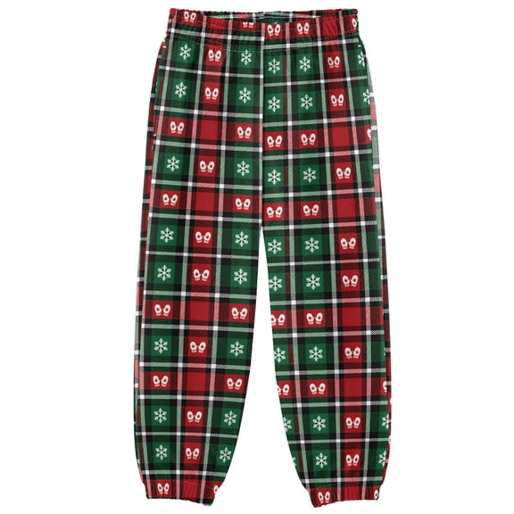 Checkered Boys Pants Kids Casual Sweatpants Joggers Toddler Sports Pants 3-10 Years