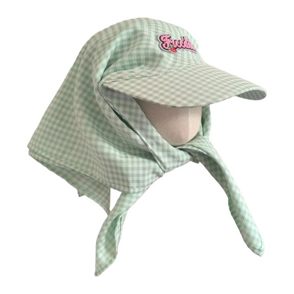 Checkered Breathable Baseball Hat Women Adult Sports Hat Quick Drying