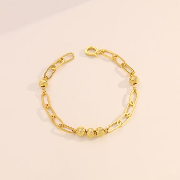 Checkered Cat Eye Lengthening Chain Copper Plating 18K Gold Necklace Extension Chain