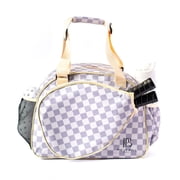 Checkered Chic Tan Premium Womens Pickleball Bag