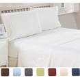 thumbnail image 1 of Checkered Collection Embossed 4 Piece Deep Pocket 1800 Series Bed Sheet Set Comfortable, Breathable, Soft & Extremely Durable by Lux Decor, 1 of 7