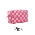 thumbnail image 1 of Checkered Cosmetic Bag, 1 of 4