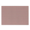 thumbnail image 1 of Checkered Cutting Board, Horizontally Striped Design Gingham Inspired Old Fashioned Traditional Print, Decorative Tempered Glass Cutting and Serving Board, Small Size, Coral White, by Ambesonne, 1 of 1