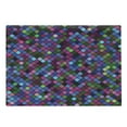 thumbnail image 1 of Checkered Cutting Board, Little Squares with Vibrant Colors in Diagonal Order Mosaic of Pixel Pattern, Decorative Tempered Glass Cutting and Serving Board, Large Size, Multicolor, by Ambesonne, 1 of 1
