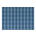 thumbnail image 1 of Checkered Cutting Board, Monochrome Gingham Checks Classical Country Culture Old Fashioned Grid Design, Decorative Tempered Glass Cutting and Serving Board, Small Size, White Blue, by Ambesonne, 1 of 1
