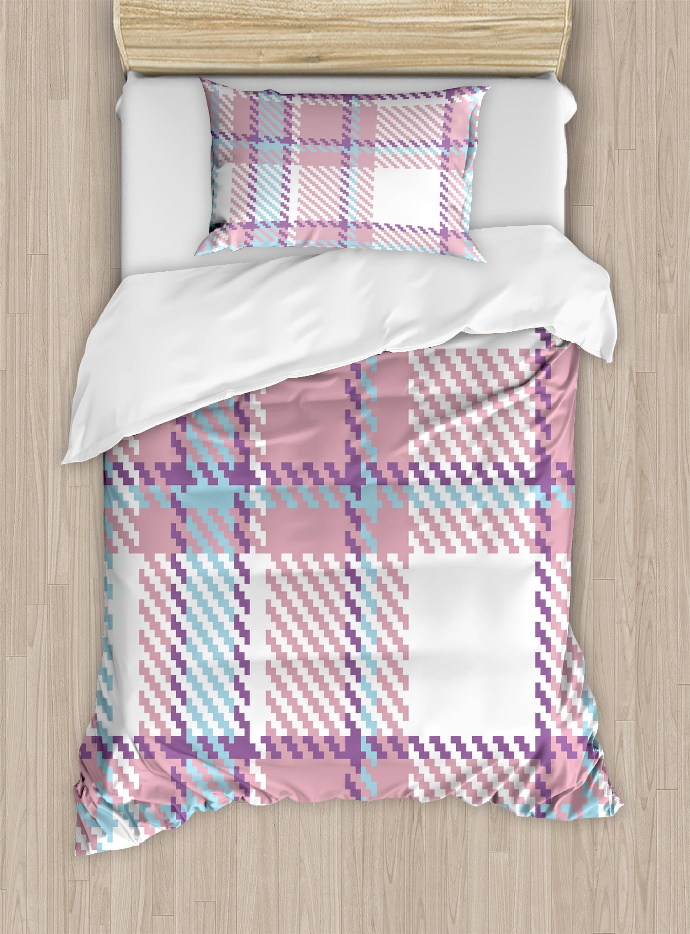 British Pattern Print Duvet Cover Bedding Set