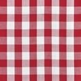 thumbnail image 1 of Checkered Fabric 60" Wide Gingham Buffalo Check Tablecloth Fabric By Yard decor", (Color: Red), 1 of 2