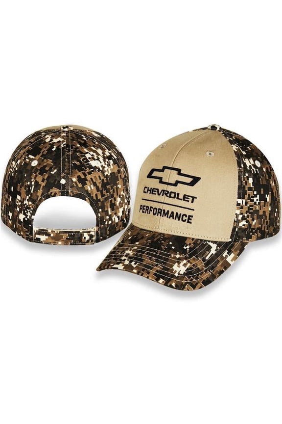 D7883 Performance Digital Tan Camo Structured Adjustable Hat for 2018 Chevrolet Silverado
