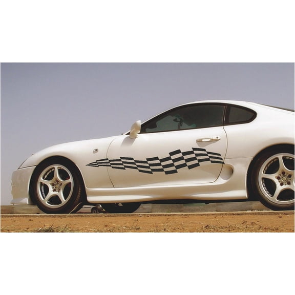 Checkered Flag Decals Aftermarket Graphics Car Truck Stickers AGG18