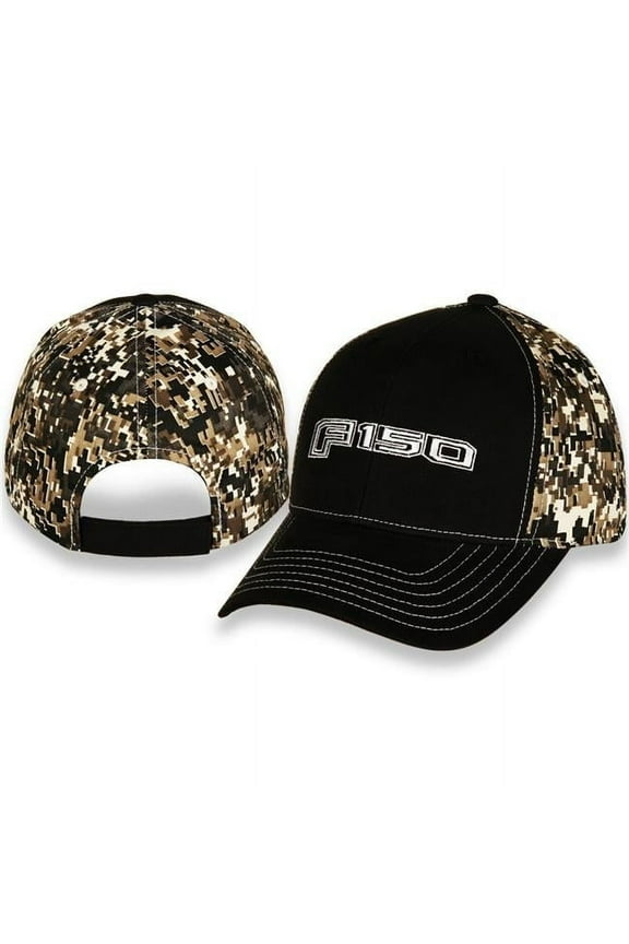 Ford F-150 Digital Camo & Black Cotton Hat