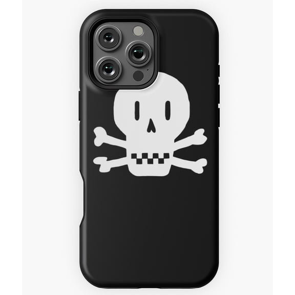Checkered Flag Racing Skeleton Head M0063 Phone Case for iPhone 17 16 15 14 13 12 11 Pro Max
