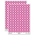 thumbnail image 1 of Checkered Flag 200+ Round Stickers - Hot Pink - Gloss Finish - 0.50" Size, 1 of 3