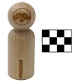 thumbnail image 1 of Checkered Flag Rubber Stamp for Scrapbooking Crafting Stamping - Small 3/4 Inch, 1 of 7