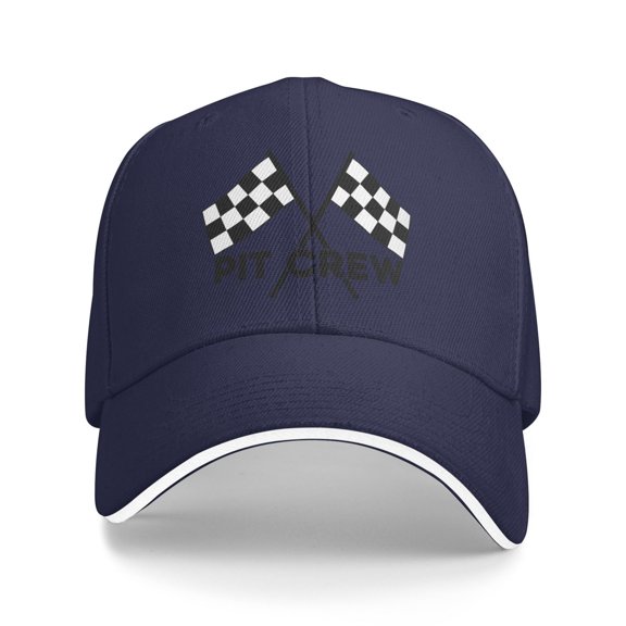 Checkered Flags Race Car Flag Men Women Sandwich Cap Classic Baseball Capunisex Adjustable Casquette Dad Hat