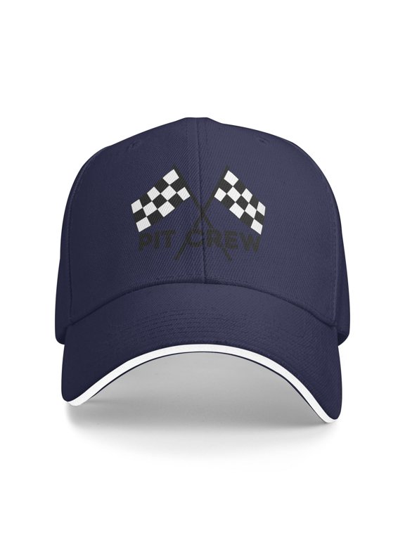 Checkered Flags Race Car Flag Men Women Sandwich Cap Classic Baseball Capunisex Adjustable Casquette Dad Hat