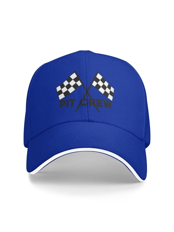 Checkered Flags Race Car Flag Unisex Sandwich Cap Classic Baseball Capunisex Adjustable Casquette Dad Hat