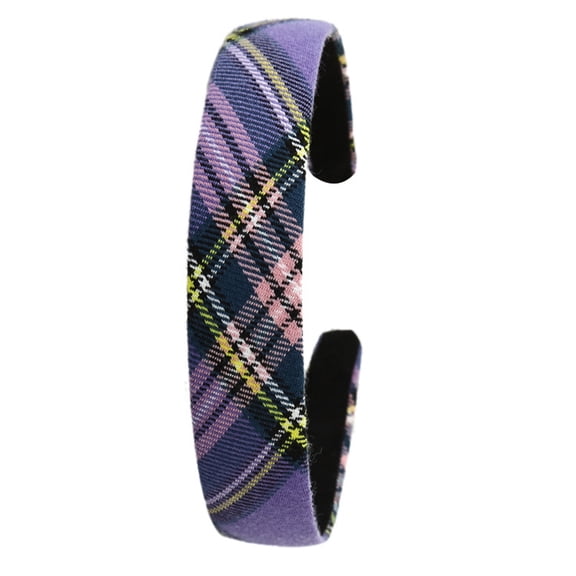 Checkered Hairhoop Fabric Wide Hairband NonSlip Hair Styling Accessory For Adult Teens Girl Everyday Wear Formal Event