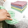 thumbnail image 1 of Checkered Kitchen Dishcloth, Export Quality, Non-Shedding & Highly Absorbent Tea Towel, 1 of 5