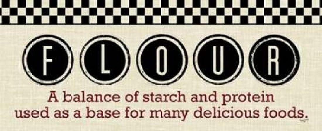 Checkered Kitchen Sign II Canvas Art - Tara Reed (10 x 20)