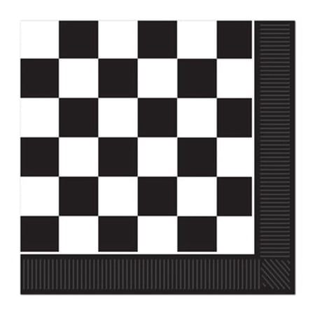 Checkered Luncheon Napkins, Pack Of 12