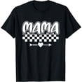 thumbnail image 1 of Checkered Mama Racing Mother's Day Funny T-Shirt, 1 of 3