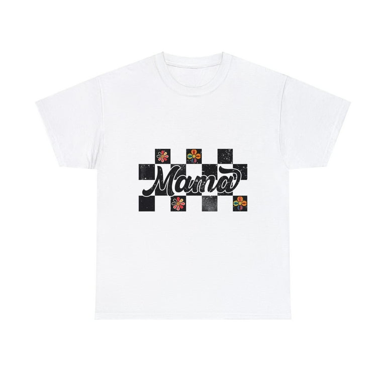 Checkered Mama Shirt, Retro Mama Shirt, Mother's Day Gift ID