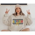 thumbnail image 1 of Checkered Mom Awareness Autism Hero Supportive Mama Graphic Sweatshirt All Size S-5Xl, 1 of 5