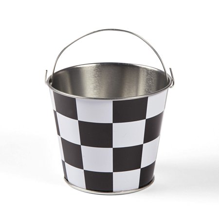 Checkered Pails (12 Count)