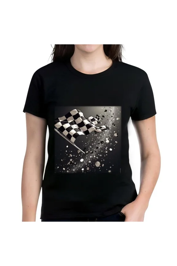Checkered Pattern Tee Women Simple Clean Retro Geometric Classic Graphic Unisex T-Shirt up to size 5XL