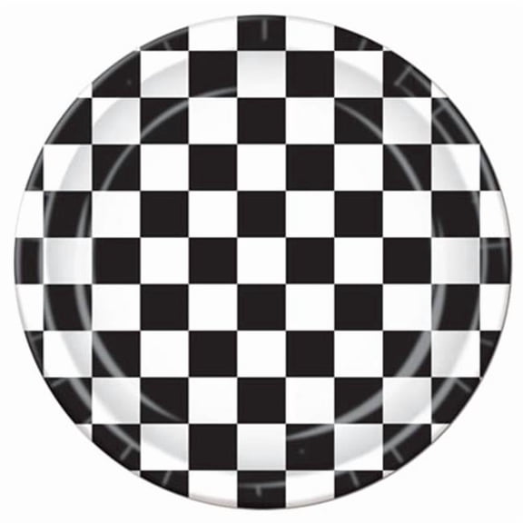 Checkered Plates, Pack Of 12