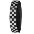 thumbnail image 1 of Checkered Printed Heavy Canvas Webbing Roll 1.25" Width Durable Strap for Belts, Bags, Crafts, 1 of 1