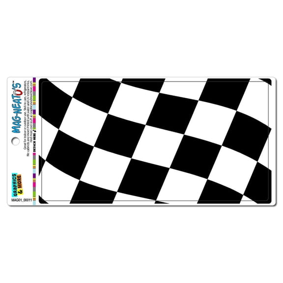 Checkered Racing Flag MAG-NEATO'S(TM) Car/Refrigerator Magnet