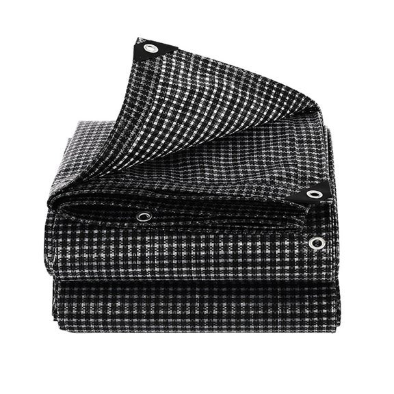 Checkered Shade Cloth Reinforced Edges Sunshades for Greenhouse, Patios, Pool