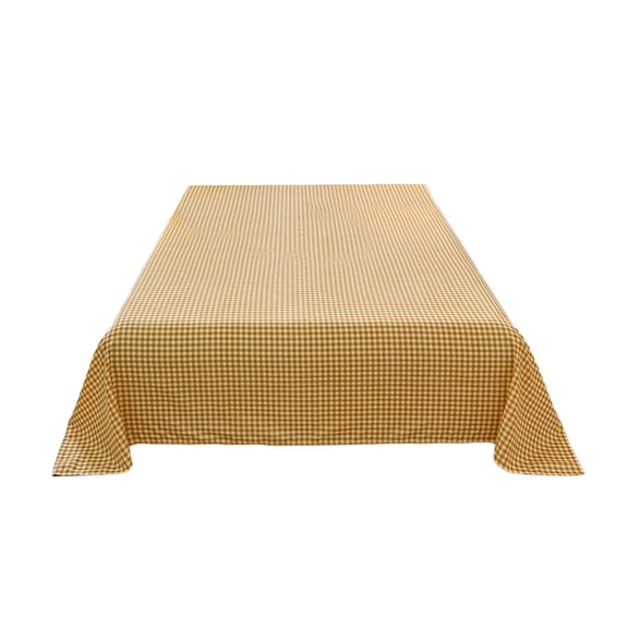Checkered Sheets, Gingham Bed Sheet Polyester Luxury, Breathable & Cooling Sheet, Deep Pockets Plaid Sheets Yellow