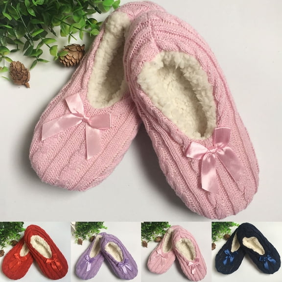 Checkered Slippers For Women Fuzzy Slippers Cute Cartoon Fluffy Plush House Slippers For Women Men Indoor Red 44