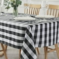 Checkered Square Tablecloth Waterproof Spillproof Wrinkle Resistant