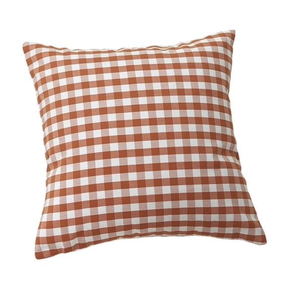Checkered Striped Throw Pillow Cover 18x18 Inch (45x45 cm) for Couch Sofa Living Room Decorative Cushion Cover Waist Support Home Ornament Pillowcase