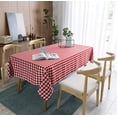 thumbnail image 1 of Checkered Tablecloth Rectangle - Stain Resistant, Waterproof And Washable Table Cloth Gingham For Outdoor Picnic, Holiday Dinner(6 Sizes,5 Color), 1 of 4