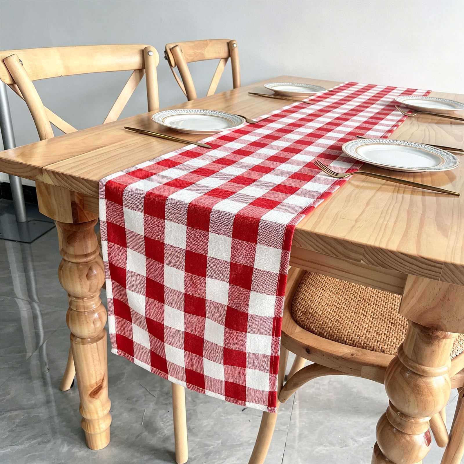 Checkered Tablecloth for Dining Table Elegant Decoration for Weddings ...