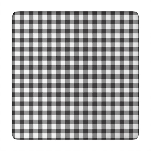 Checkered Tablecloth with Abstract Plaid Pattern, Rustic Plaid Design, Classic Red and Black Buffalo Check, Perfect for Farmhouse Decor