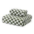 thumbnail image 1 of Checkered Towels, Soft Large Towels Quick Dry for Beach Pool Swim Bathroom Spa Shower Gym,29.53x13.78 Inch(Green), 1 of 5