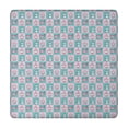 thumbnail image 1 of Checkered Unicorn Cat Pattern Square Fitted Tablecloth with Elastic Edge,Square Table Cover,Washable Elastic Table Cover for Home Kitchen Party Decor 34"x34", 1 of 6