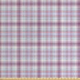 thumbnail image 1 of Ambesonne Checkered Fabric by the Yard Upholstery, Folklore Irish Design, 2 Yards, Violet Blue Turquoise, 1 of 4