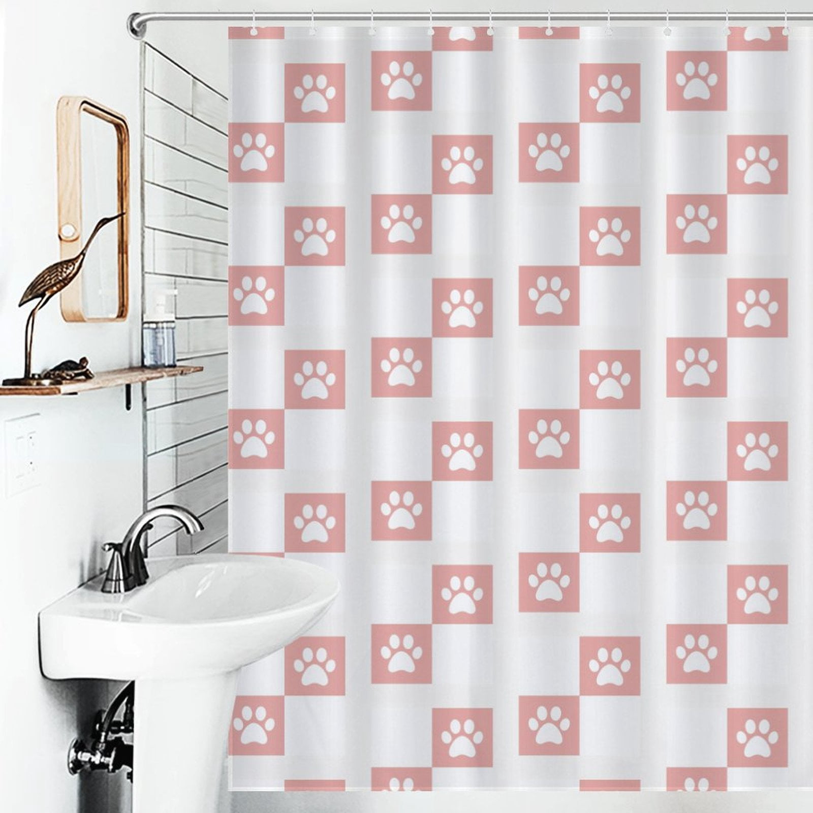 Paw Vibes Shower Curtain NCU0DV1846
