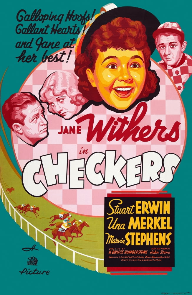 Checkers Canvas Art - (11 x 17)