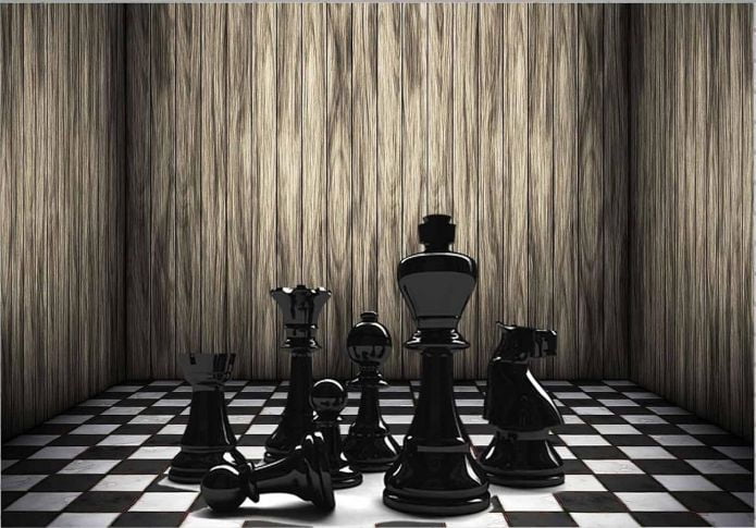 Checkers Chess Backdrop Black White Racing Pattern Birthday Theme ...