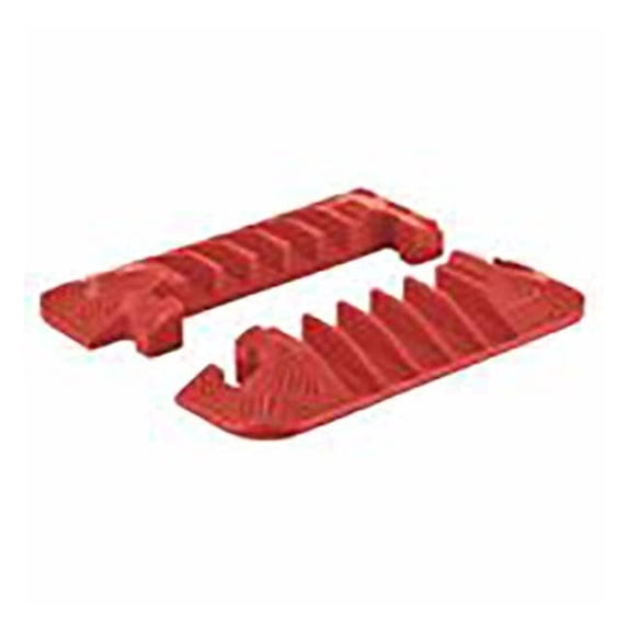 Checkers Hinged Cbl Protectr End Cap,5 Channls,PR CPEC5X125-O