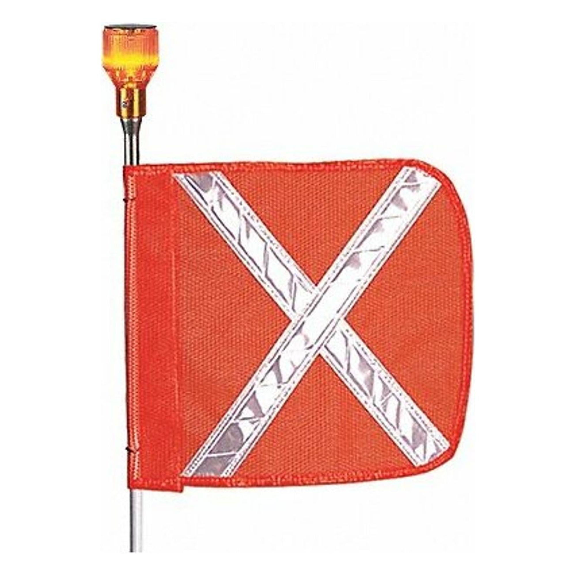 Checkers Industrial Products Warning Whip,HD,8 Ft,X Flag and Socket