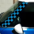 thumbnail image 1 of Checkers Pillar Vinyl Decals for 1st Gen MINI Cooper - Set of 2 - Choose Color - [LIGHT BLUE], 1 of 1